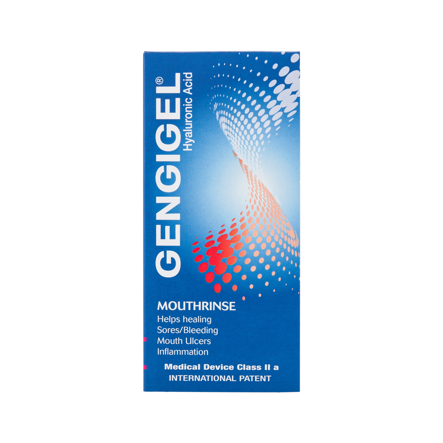 GENGIGEL mouthrinse packaging on a white background