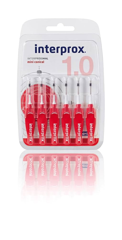 Interprox 4G Interdental Brushes Red Miniconical Pack of 6