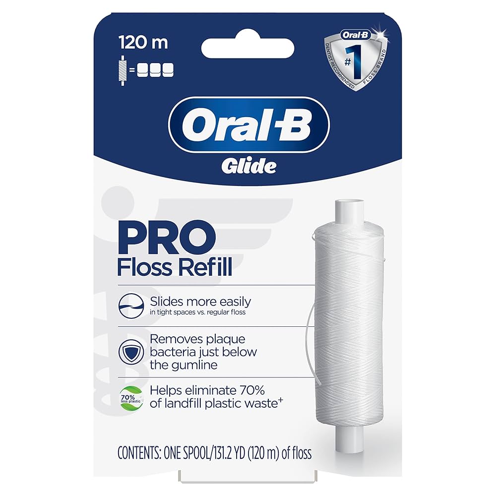 Oral-B Glide Pro Floss Refill packaging on a white background