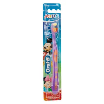 Oral-B Kids manual toothbrush packaging with cartoon character on a white background