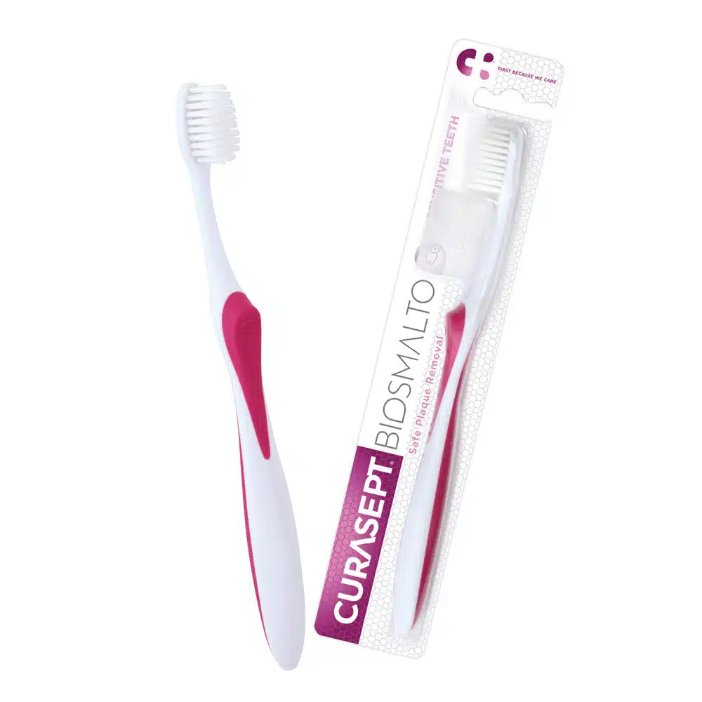 Curasept Bidosmalto toothbrush with packaging on a white background